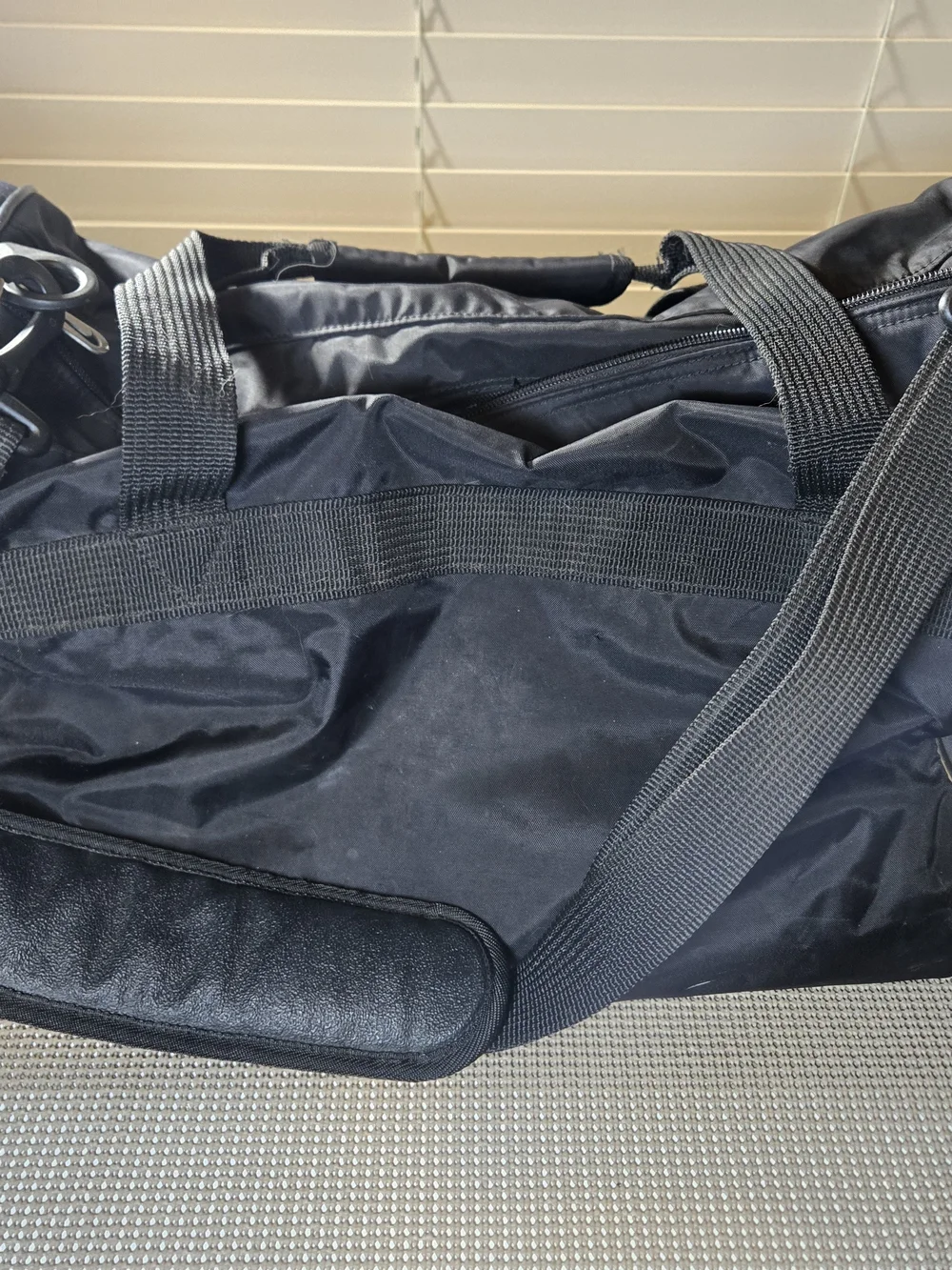 Nike black duffle